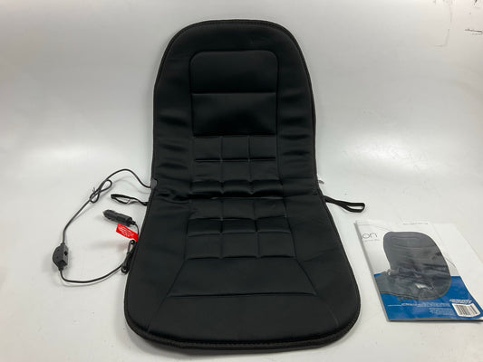 Wagan 9738 Heated Seat Cushion - Black - For Winter / Cold Weather Driving