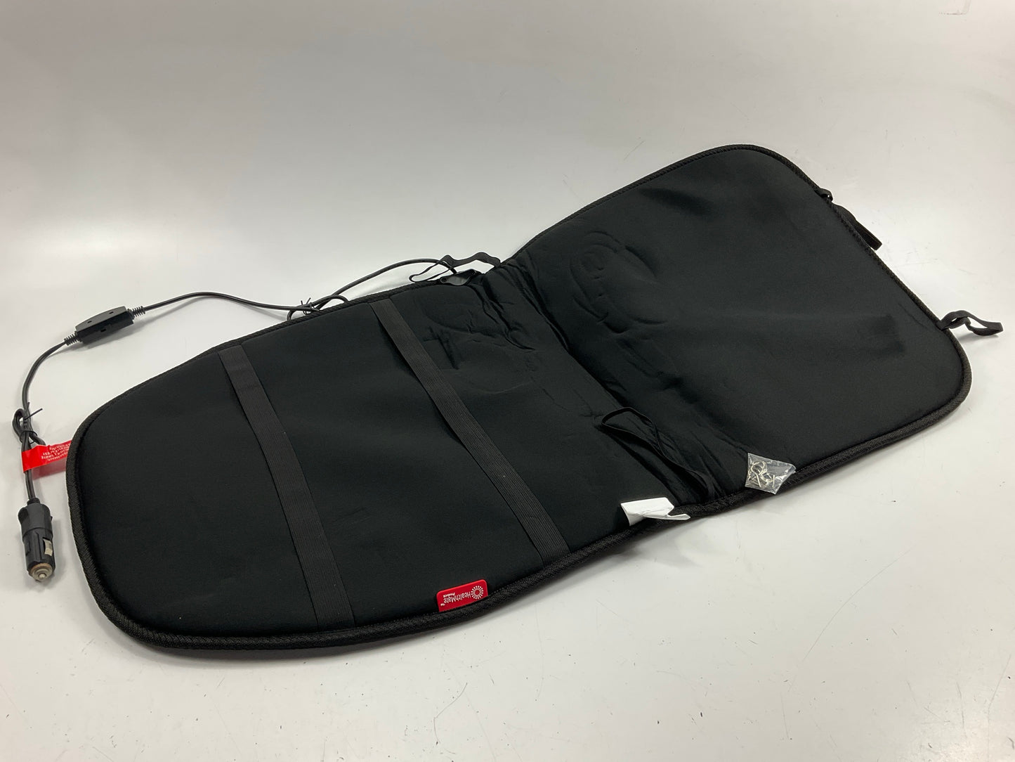 Wagan 9738 Heated Seat Cushion - Black - For Winter / Cold Weather Driving