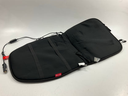 Wagan 9738 Heated Seat Cushion - Black - For Winter / Cold Weather Driving