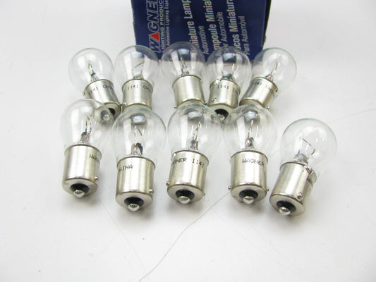 (10) Wagner 1141 Miniature Light Bulb - Single Contact Bayonet S-8