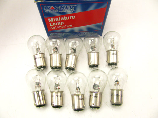 (10) Wagner 1142 Courtesy Luggage Trunk Cargo Compartment Light Bulbs PACK OF 10