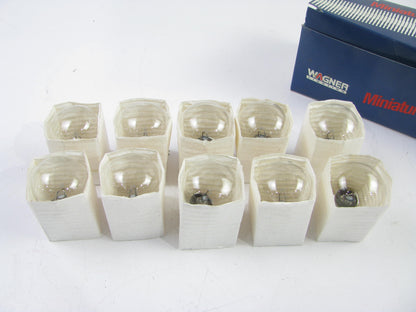 (10) WAGNER 1143 Standard Mini Lamp Single Contact Bayonet Base 12V