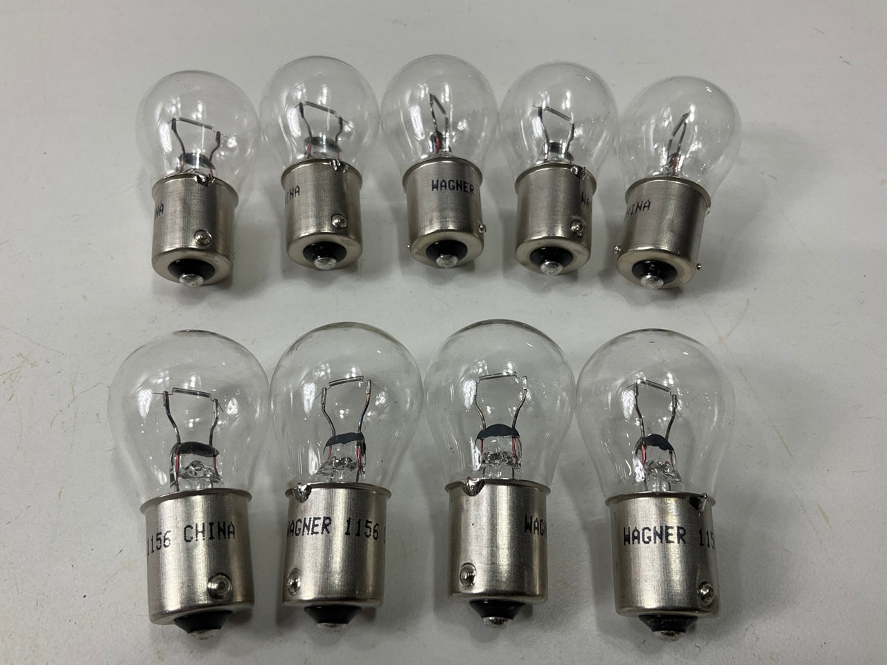 (9) Wagner 1156 Back Up / Turn Signal Light Bulbs