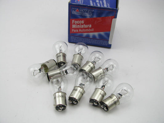 (10) Wagner 1156DC Double Contact Bayonet Style Mini Light Bulbs - 12V