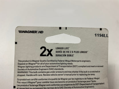 Wagner HD Longer Life 1156LL Back Up Tail Light Bulbs - 2 PACK