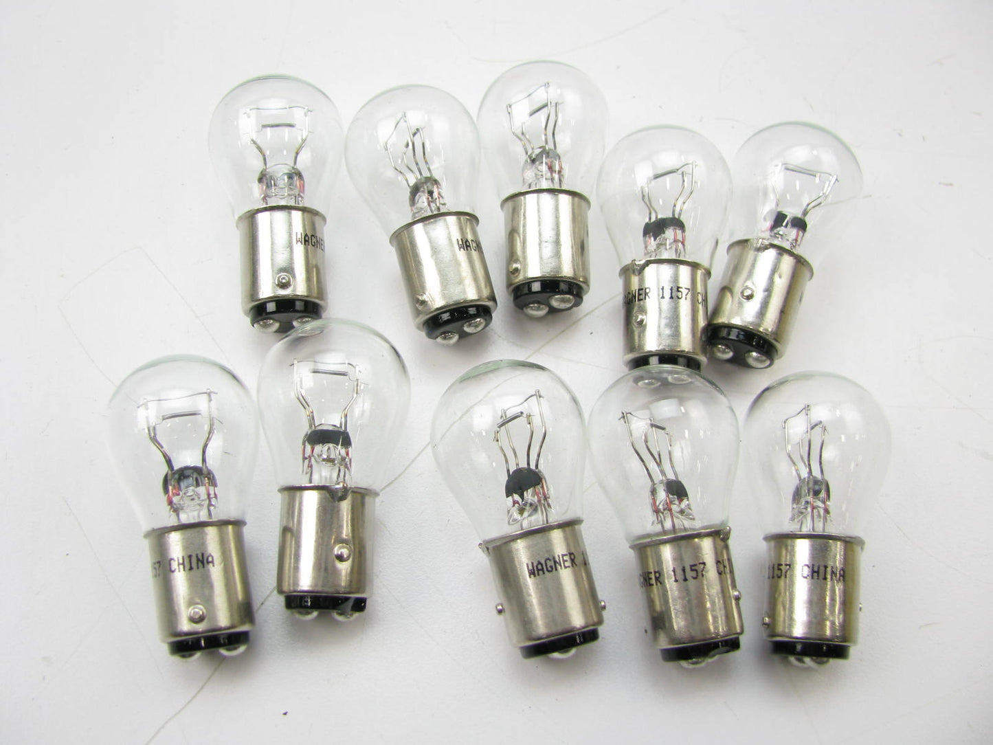 (10) Wagner 1157 Miniature Light Bulb - Double Contact Index S-8