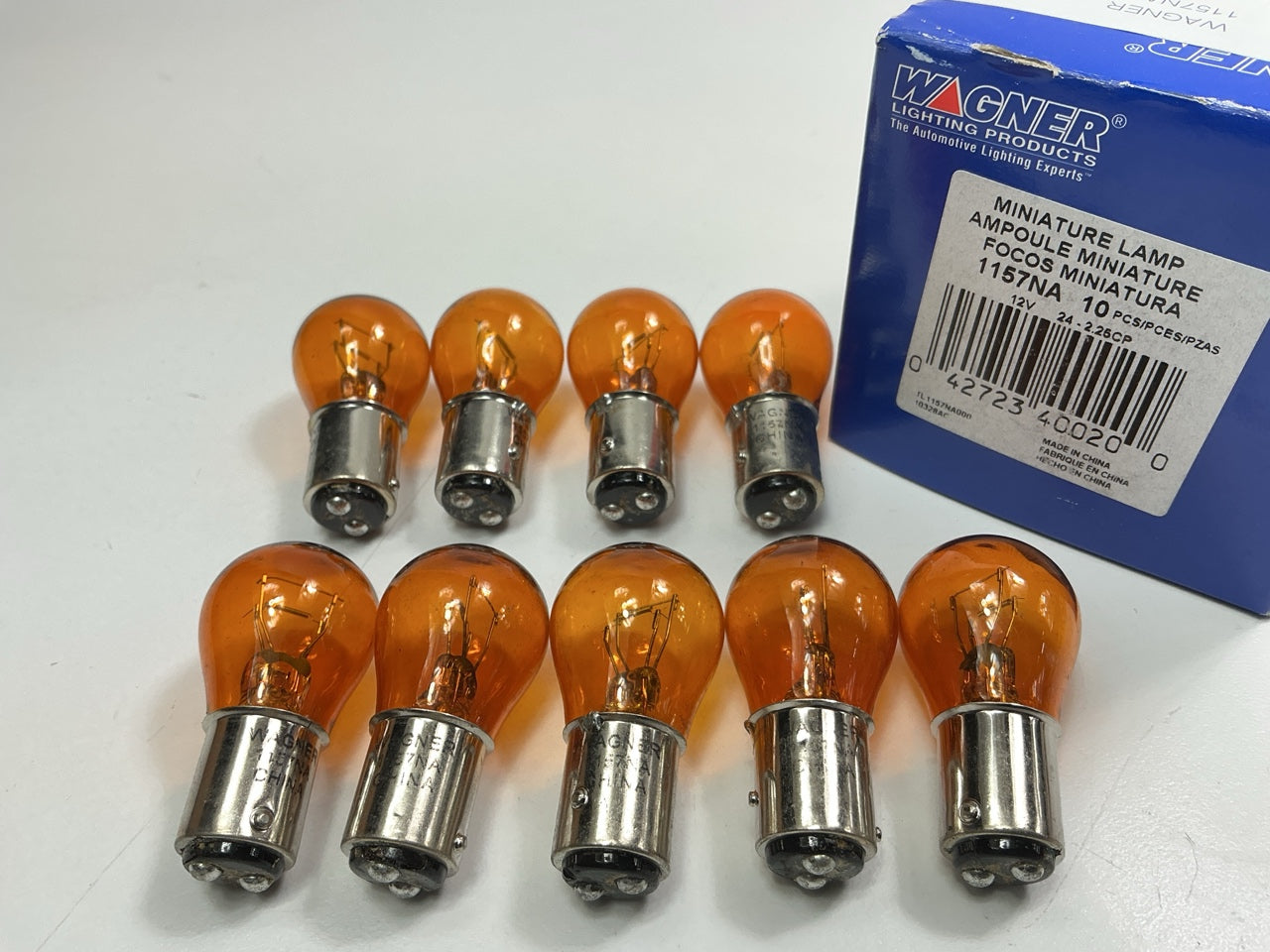 (9) Wagner 1157NA Turn Signal Lamp Light Bulb