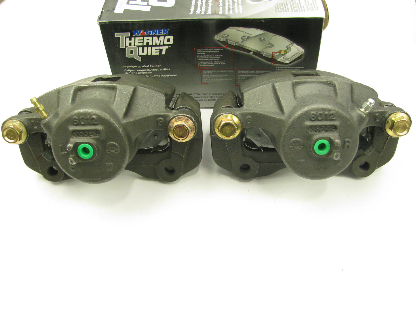 Wagner 13-381011 Remanufactured Disc Brake Caliper Set - Front