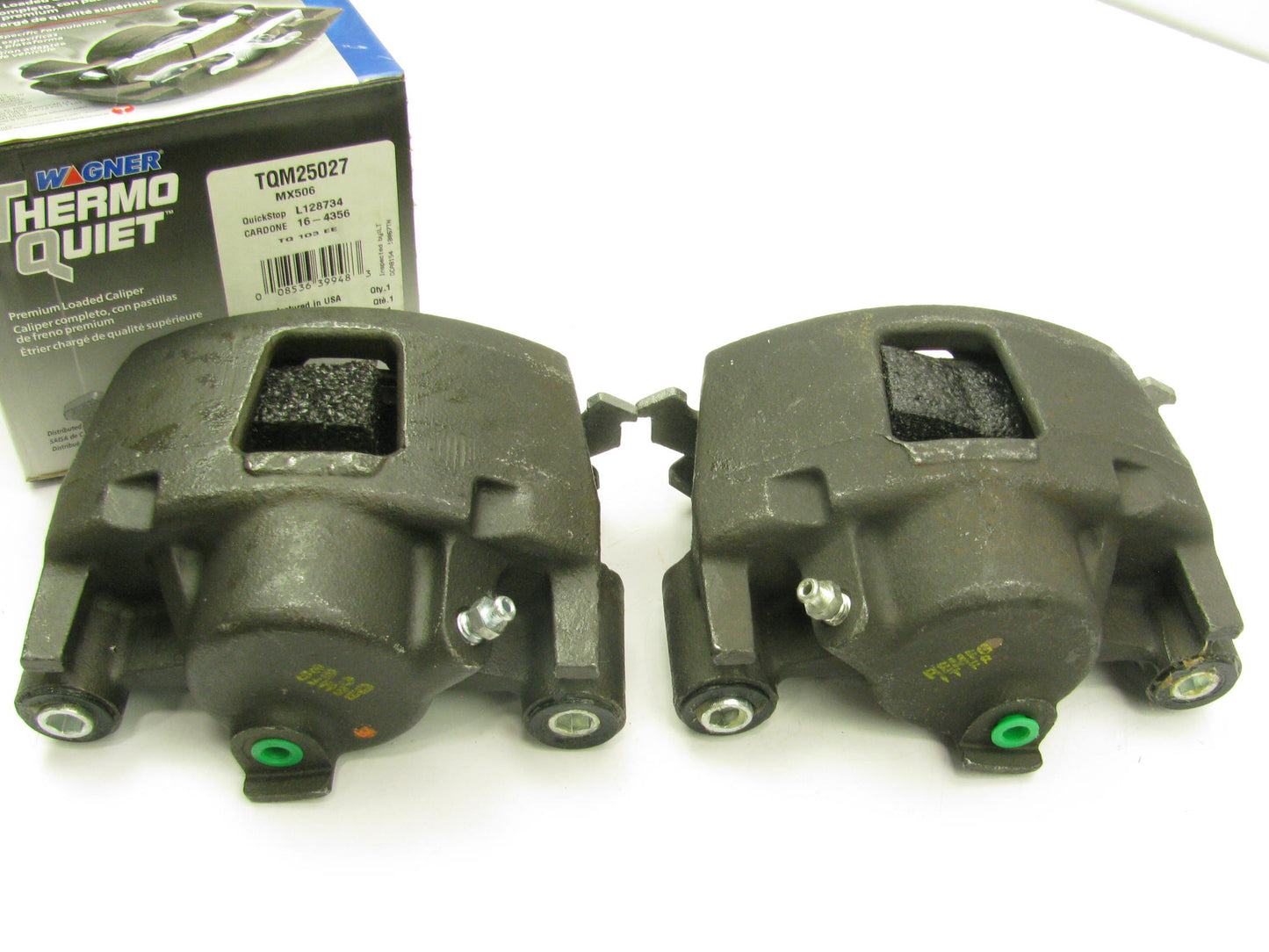 Wagner 13-530405 Remanufactured Disc Brake Caliper Set - Front Left & Right