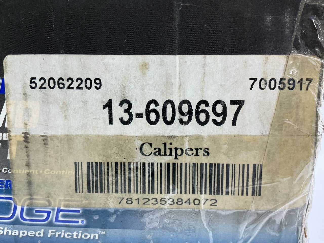 REMAN Wagner 13-609697 Rear Right Disc Brake Caliper - Loaded With Brake Pads