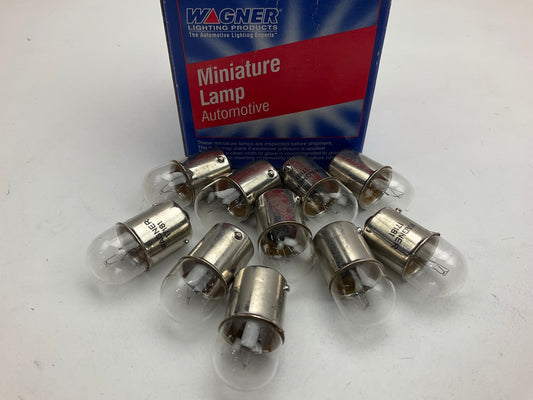 (10) Wagner 17181 Miniature Taillight Light Bulb