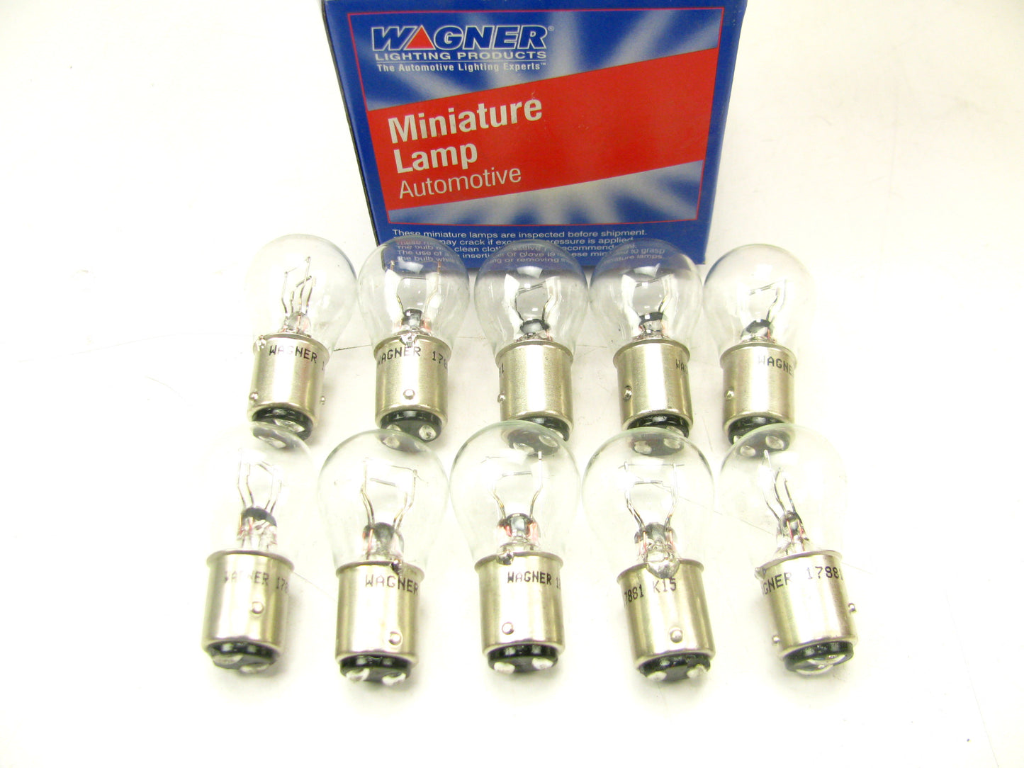 (10) Wagner 17881 Light Bulb Side Marker Tail Light Lamp Bulb 12V