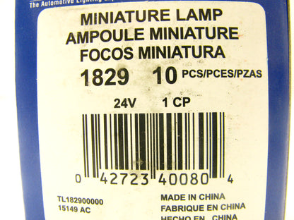 (10) Wagner 1829 Minature Light Lamp Bulb - T-3 1/4 24V 1.96 Watt 1 Candle