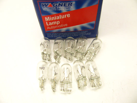 (10) Wagner 192 Instrument Panel Light Lamp Bulb