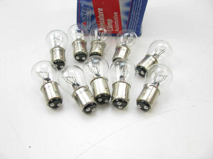 (10) Wagner 198 Miniature Light Bulb - Double Contact Index S-8