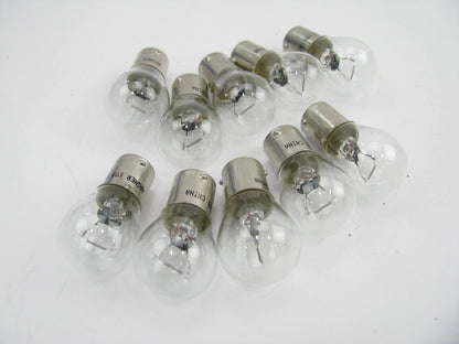 (10) Wagner 199 Turn Signal Light Bulb - Single Contact Bayonet S8 12V 28.8 Watt