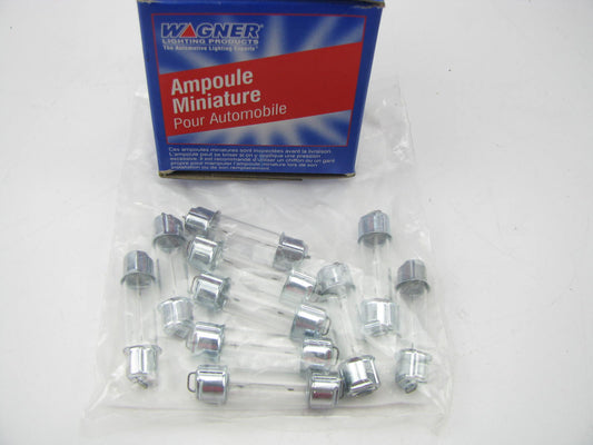 (10) Wagner 212-2 Interior Dome Lamp Courtesy Light Bulbs