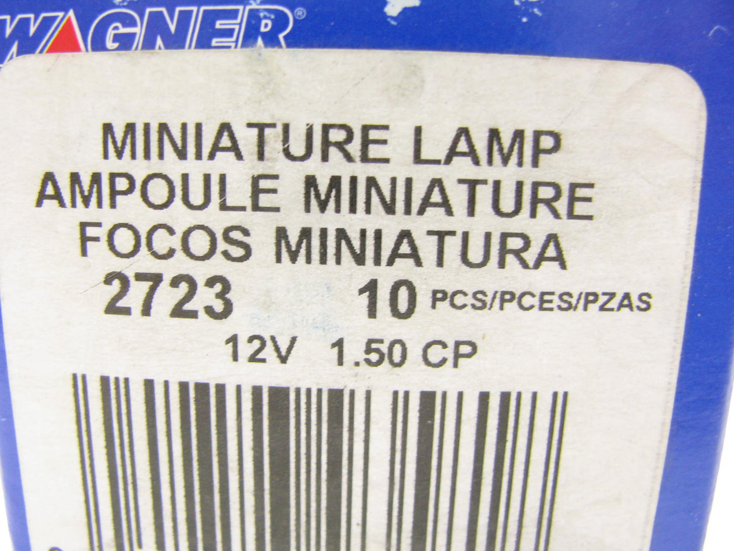 (10) Wagner 2723 Minature Light Bulb Lamp - W2 X 4.6d T-1 - PACK OF 10 PCS