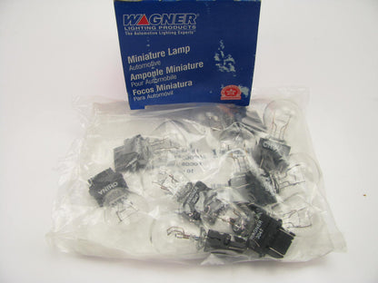 (10) Wagner 3047 Back Up Light Bulb - Miniature Lamp GT-8