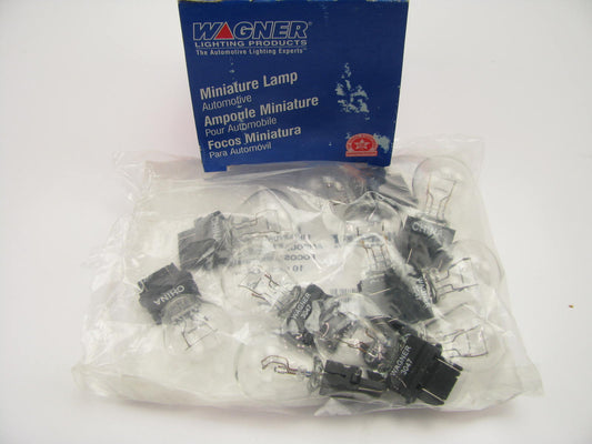 (10) Wagner 3047 Back Up Light Bulb - Miniature Lamp GT-8