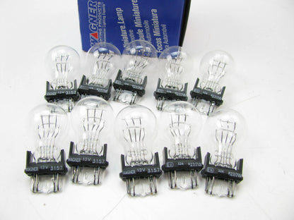 (10) Wagner 3157 Miniature Light Bulb - Double Contact Wedge GT-8