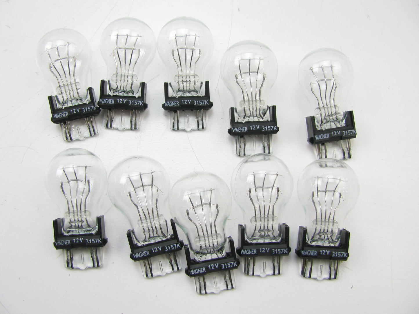 (10) Wagner 3157LL Minature Light Bulb - Miniature Lamp GT-8