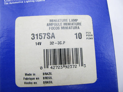 (10) Wagner 3157SA Turn Signal Light Lamp Bulbs