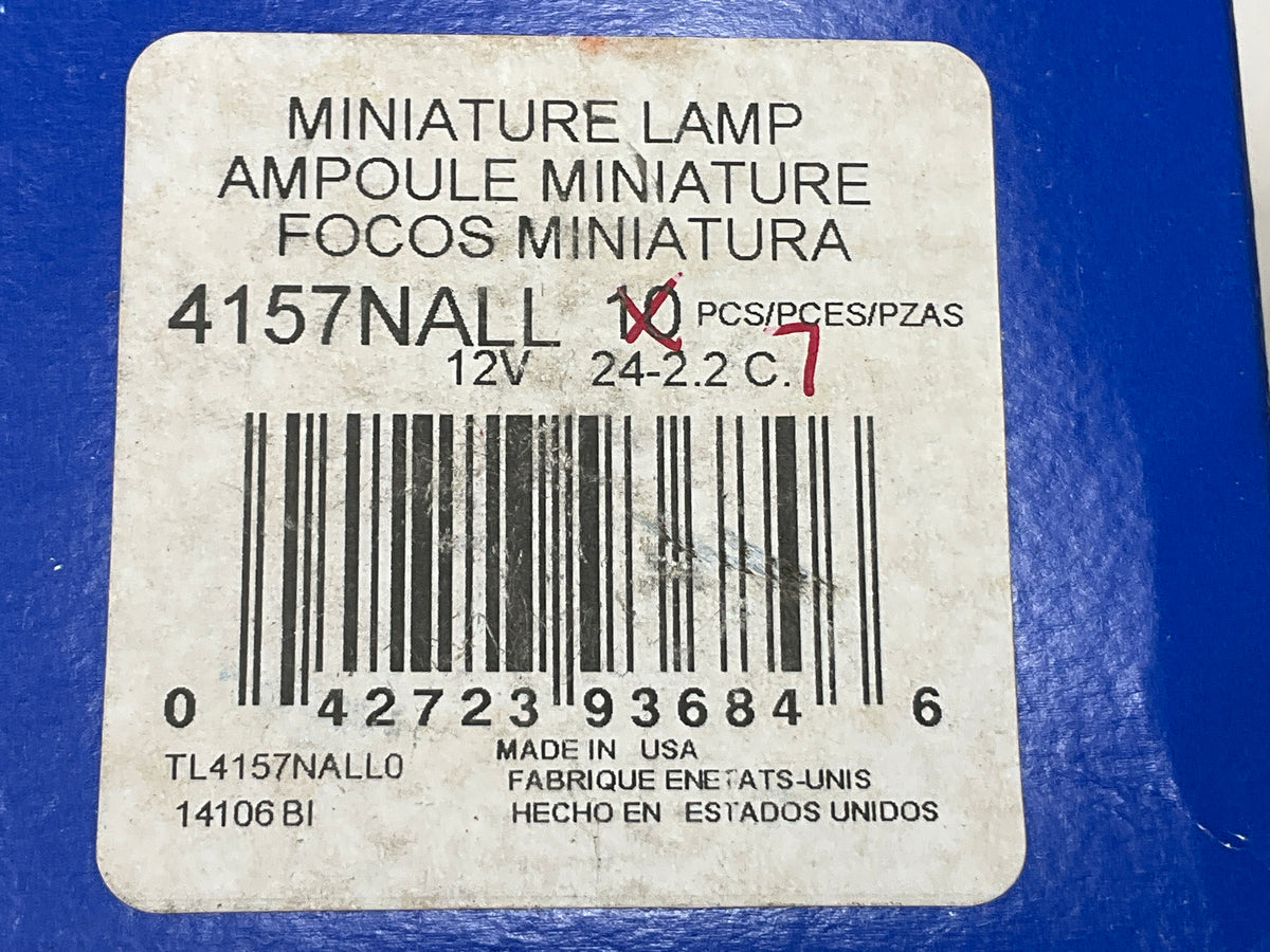 (7) Wagner 4157NALL Amber Turn Signal Light Bulb