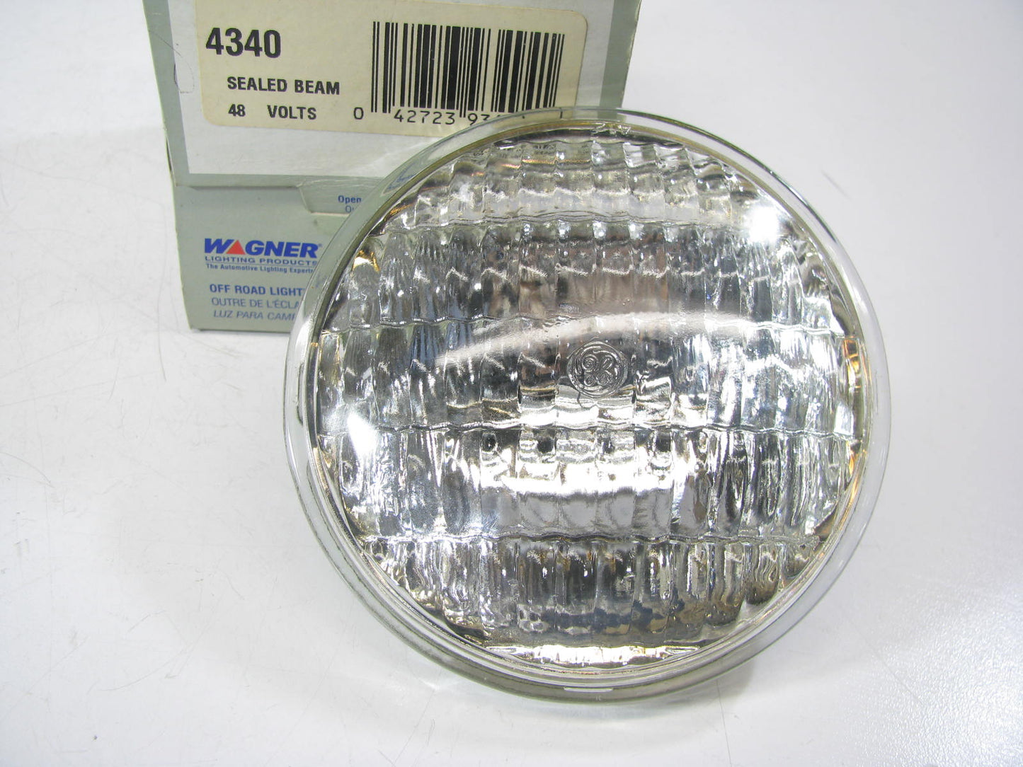 Wagner 4340 Sealed Beam Headlight Headlamp - 48V 80W 4-1/2'' Diameter