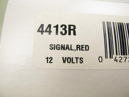 (12) Wagner 4413R RED Sealed Beam Lamp Light Bulbs 35W 12V 5.75'' - PACK OF 12 PC