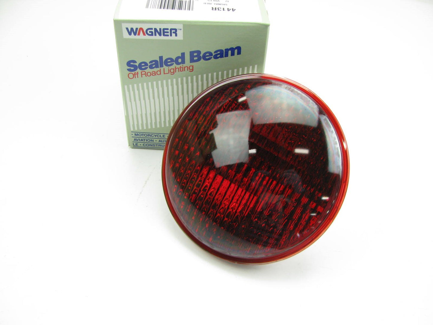 Wagner 4413R Sealed Beam Lamp Bulb Light Red PAR46 5.75'' 35 Watt 12.8 Volt