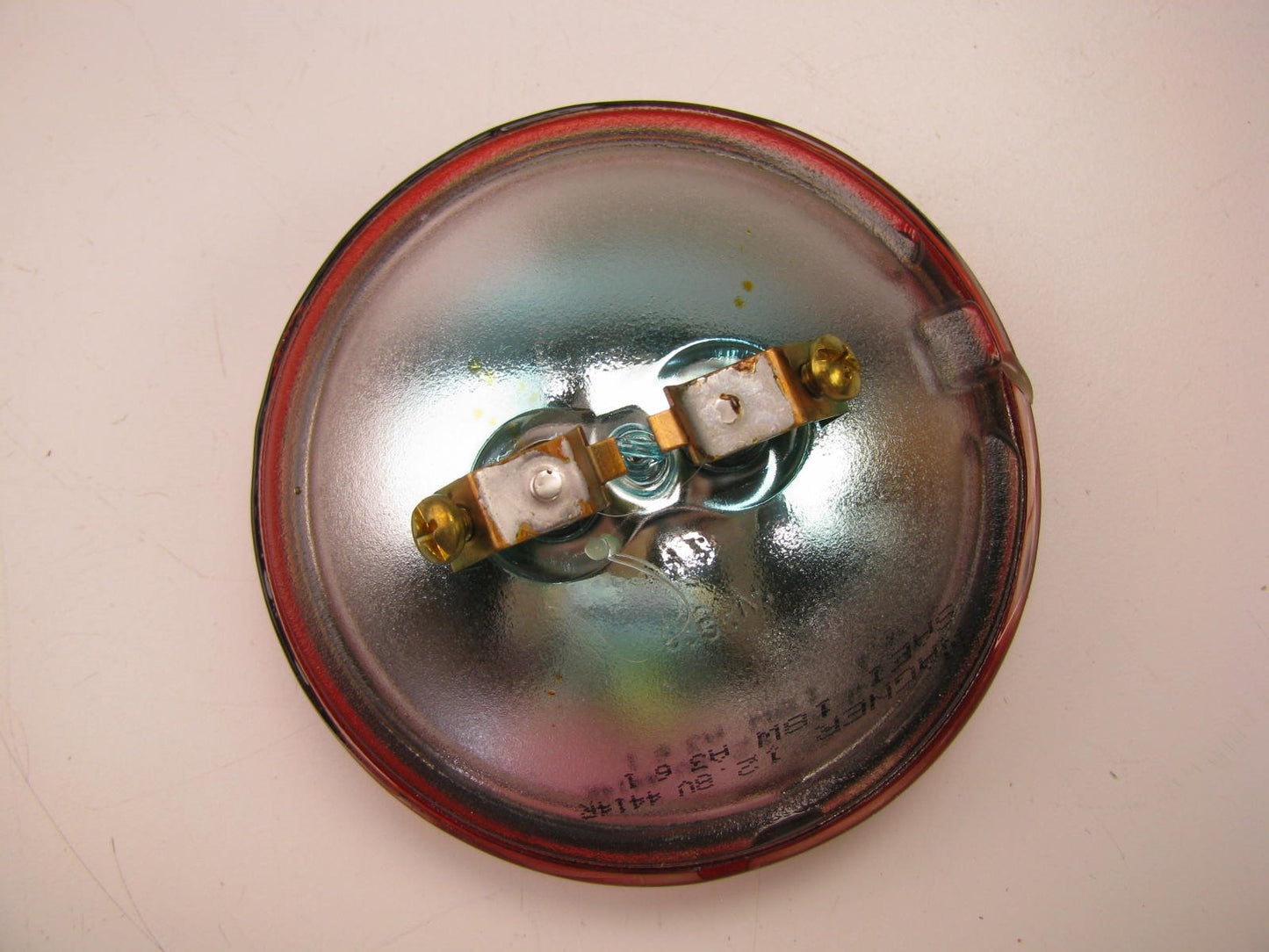 (12) WAGNER 4414R PAR36 RED 4.5'' 18 Watt 12.8 Volt Sealed Beam Lamp Light Bulb