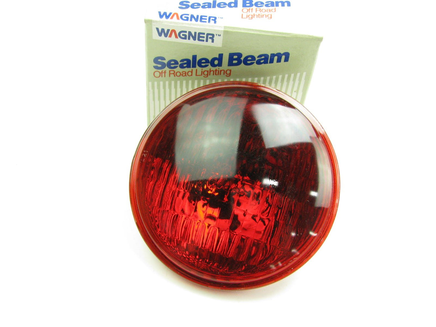 Wagner 4414R PAR36 RED Sealed Beam Lamp Light Bulb 4.5'' 18 Watt 12.8 Volt