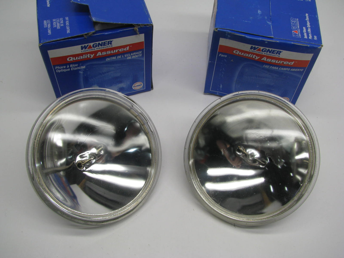 (2) Wagner 4416 12V 30W Sealed Beam Spot Light Bulb