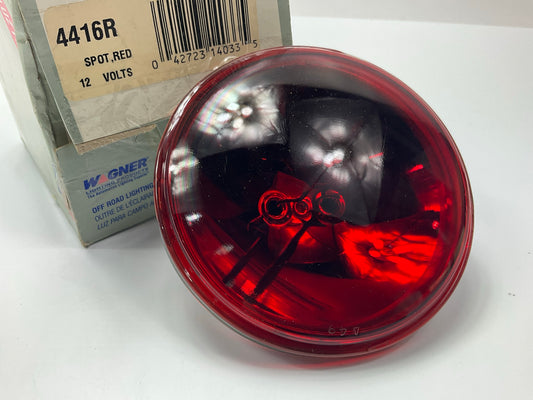 Wagner 4416R PAR36 12.8V 30W Sealed Beam Lamp Light Bulb - RED