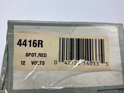 Wagner 4416R PAR36 12.8V 30W Sealed Beam Lamp Light Bulb - RED