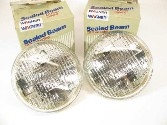 (2) Wagner 4579 Sealed Beam Headlamp Headlight Bulbs 28V 80W PAIR