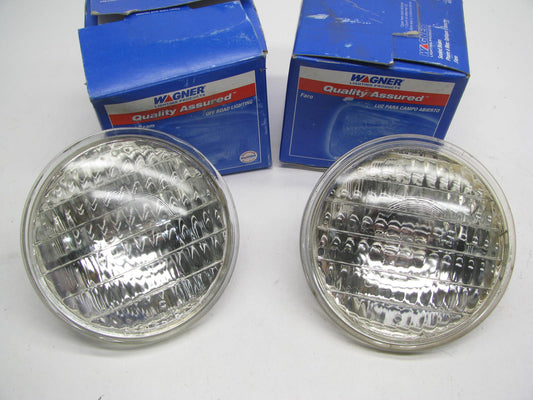 (2) Wagner 4589 Par 36  28V 50W Aircraft Light Bulb Sealed Beam