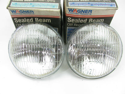 (2) Wagner 4880 Sealed Beam Headlamp Headlight Bulb 28V 60W