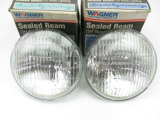 (2) Wagner 4880 Sealed Beam Headlamp Headlight Bulb 28V 60W