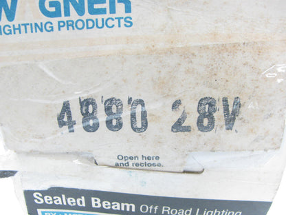 (2) Wagner 4880 Sealed Beam Headlamp Headlight Bulb 28V 60W