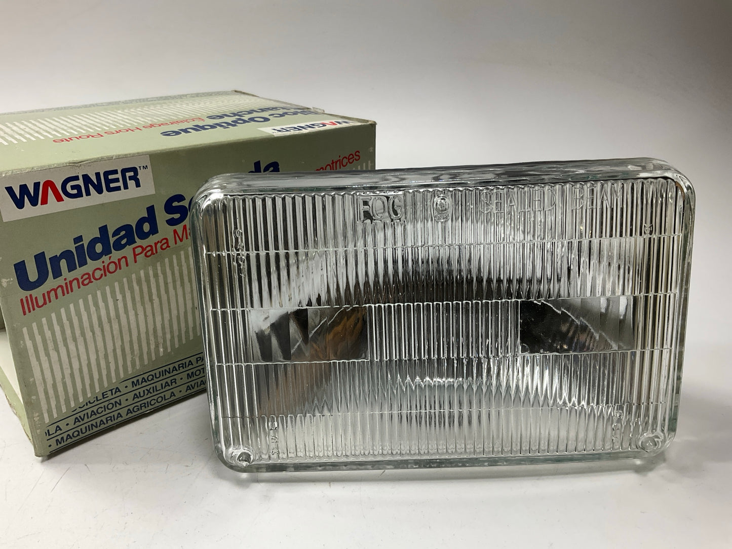 Wagner 4921-1 Sealed Beam Offroad Light Lamp Bulb - 12V 100 Watt - 100mm X 165mm