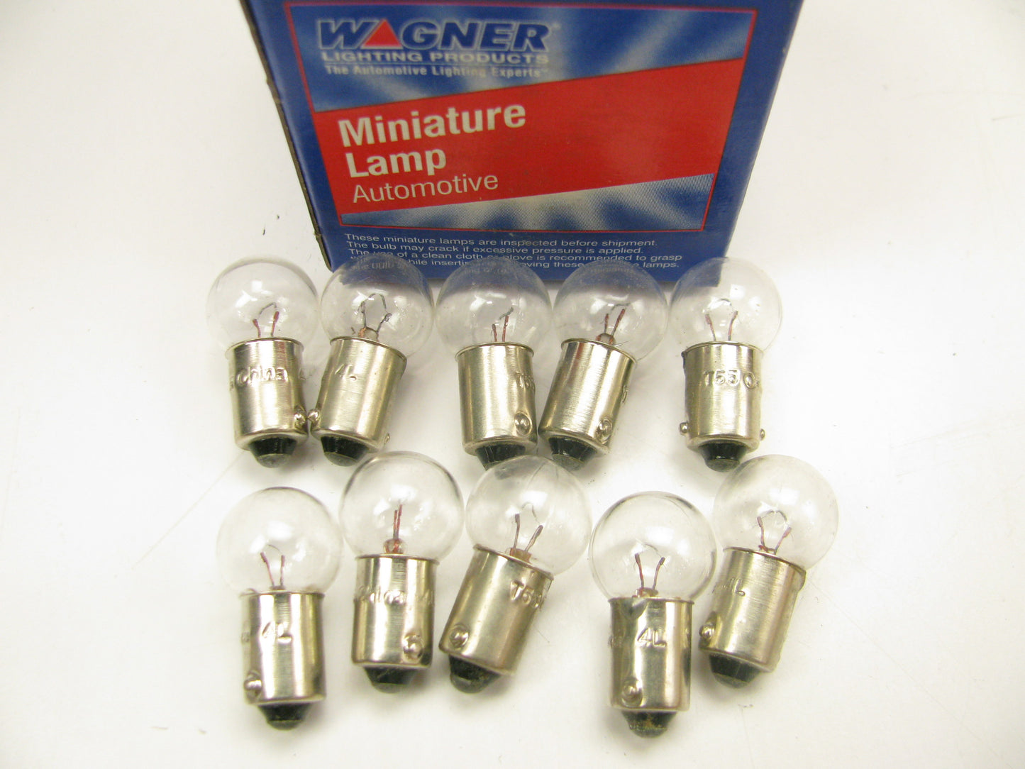 (10) Wagner 55 Tail Light Lamp Bulb