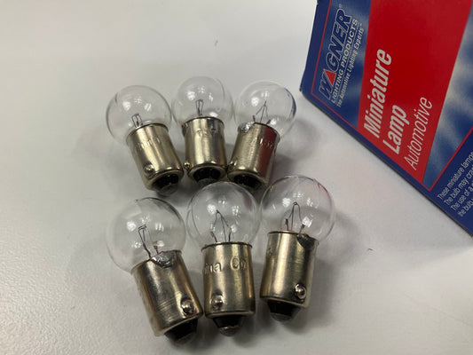 (6) Wagner 57 Miniature Light Bulbs 12V 2CP