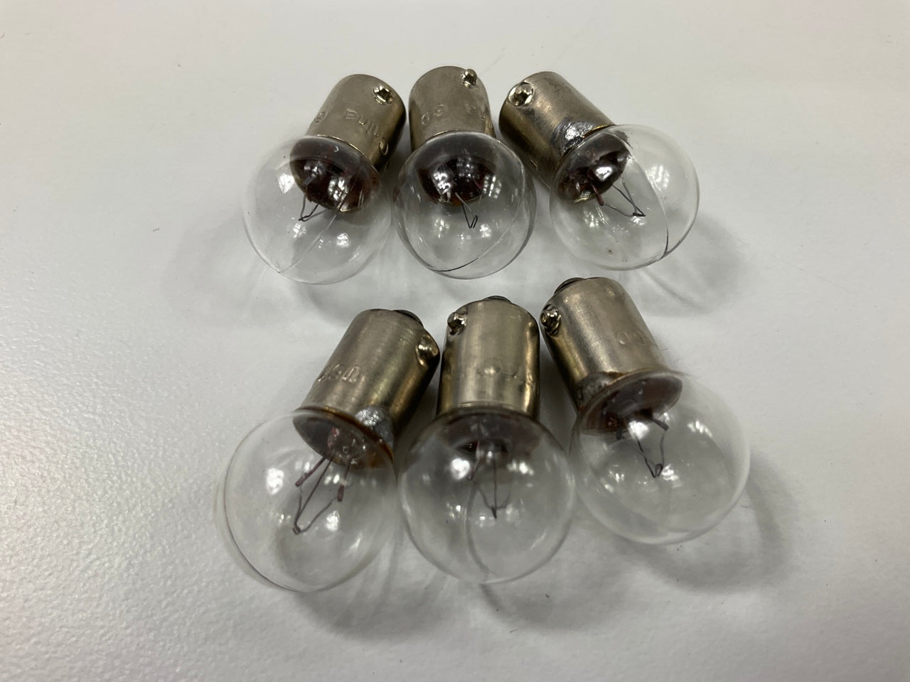 (6) Wagner 57 Miniature Light Bulbs 12V 2CP