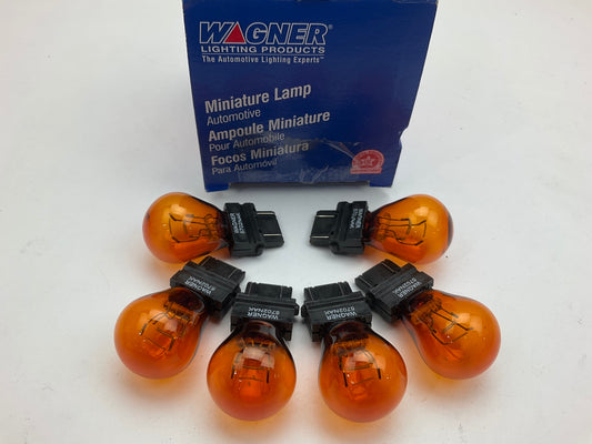 (6) Wagner 5702AK Amber Turn Signal Lamp Light Bulb GT8 12V
