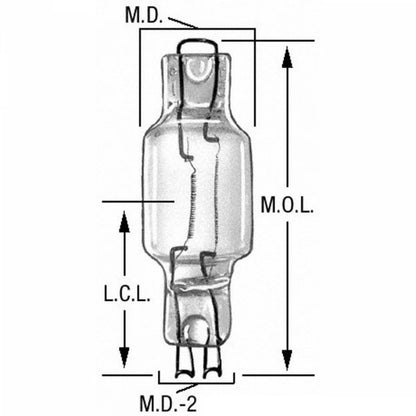 (10) Wagner 575 Map Light Dome Light Bulbs