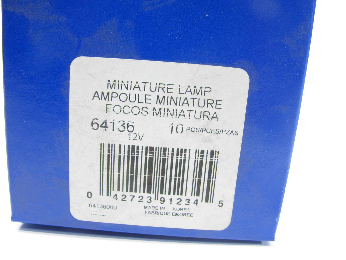 (10) Wagner 64136 Minature Driving And Fog Light Bulb