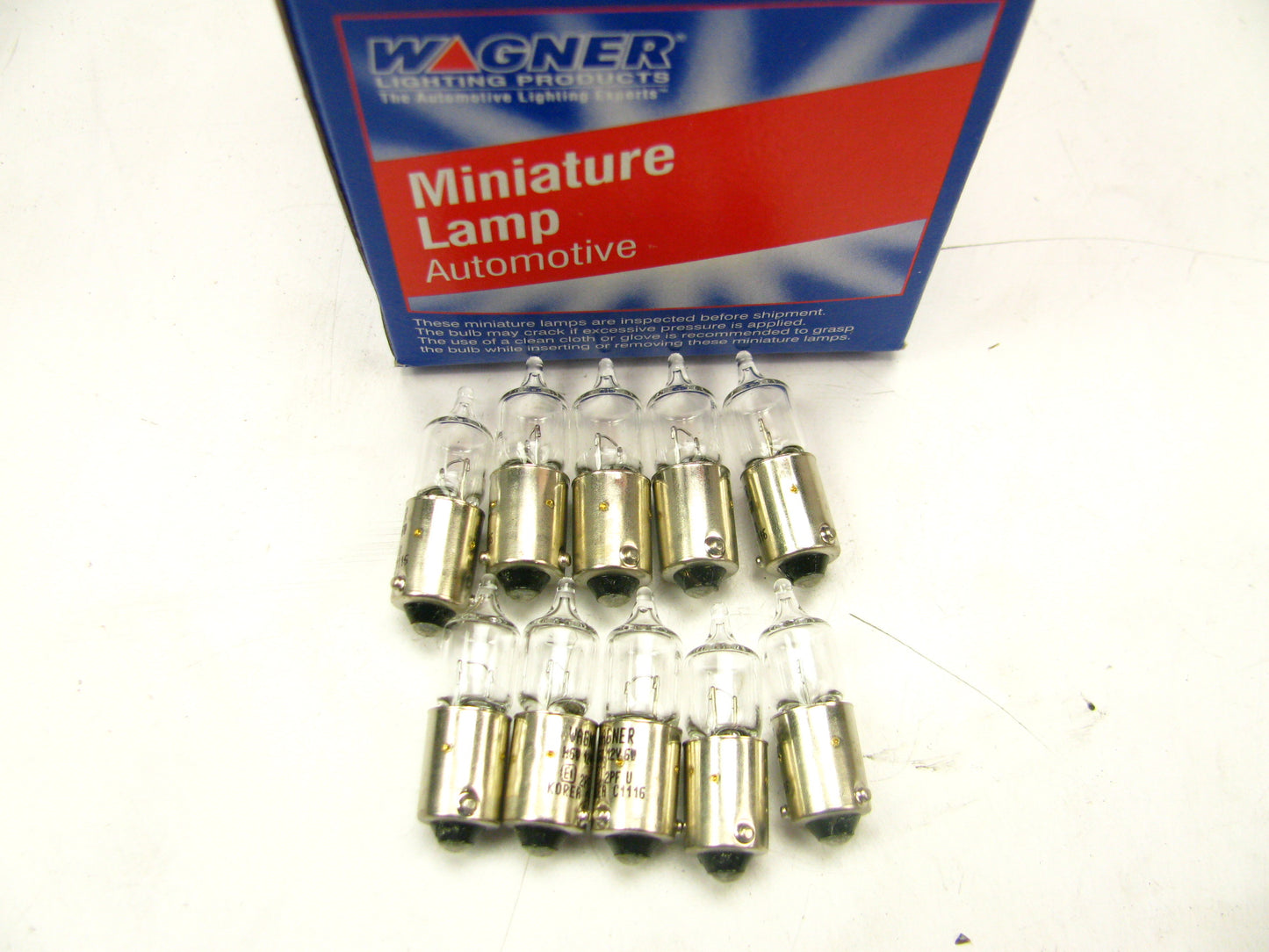 (10) Wagner 68161 Parking License Lamp Light Bulb
