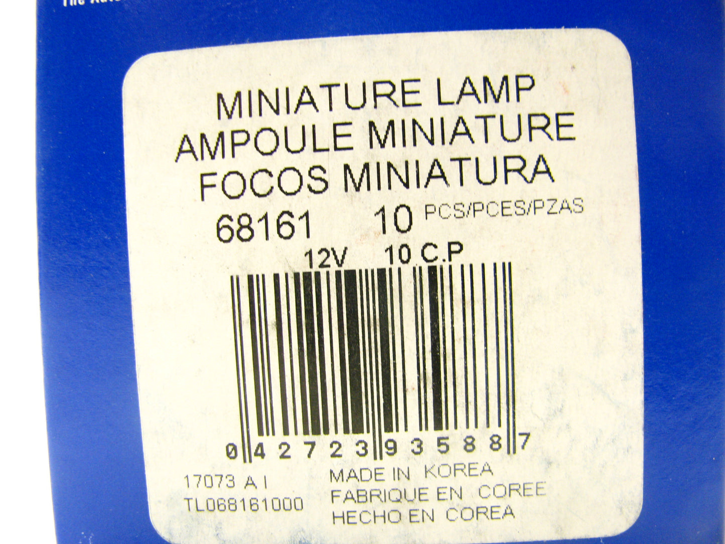 (10) Wagner 68161 Parking License Lamp Light Bulb